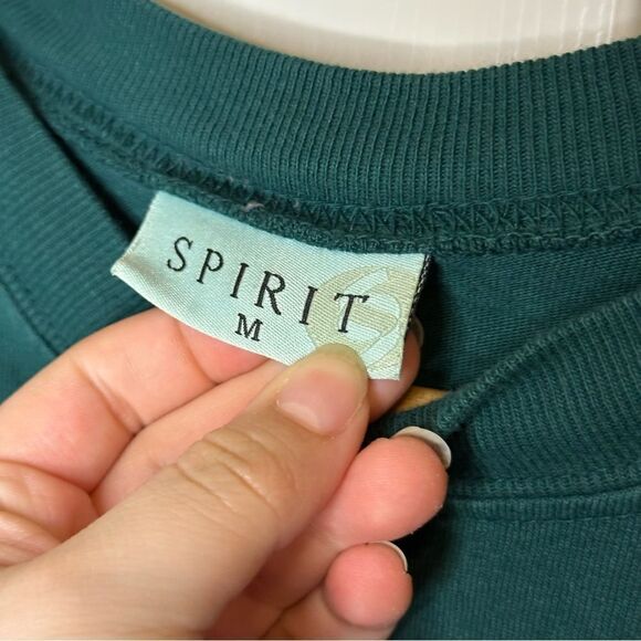 Spirit Jersey Baylor University Dark Green Yellow Longsleeve Sz M Waco College - Picture 7 of 8